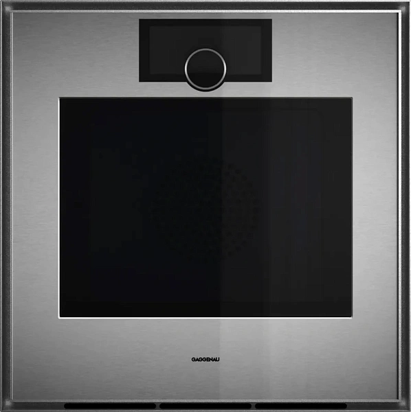 Gaggenau GO470120 — Духовой шкаф 60 x 60 см Петли двери справа, нержавеющая сталь за дымчатым стеклом